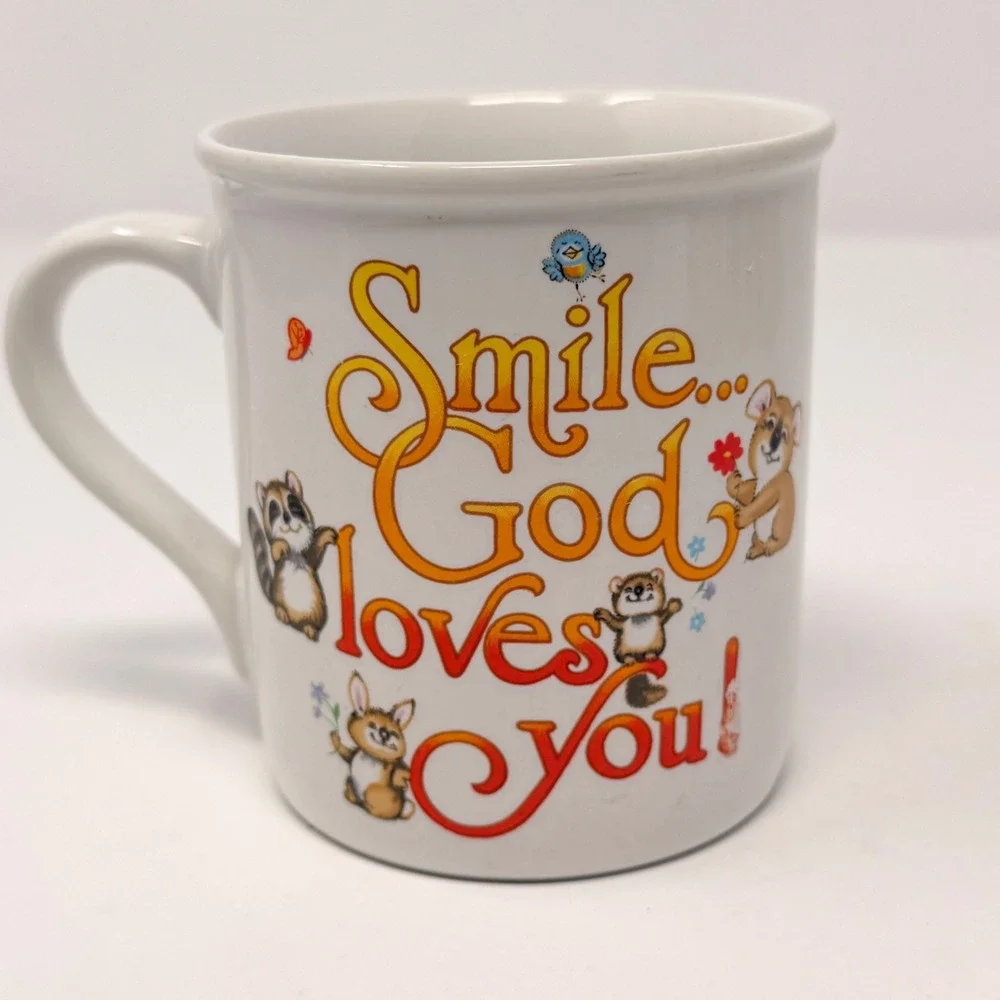 Vintage Hallmark Mugs Set‎ of 4 – Inspirational Religious Friendship – Japan